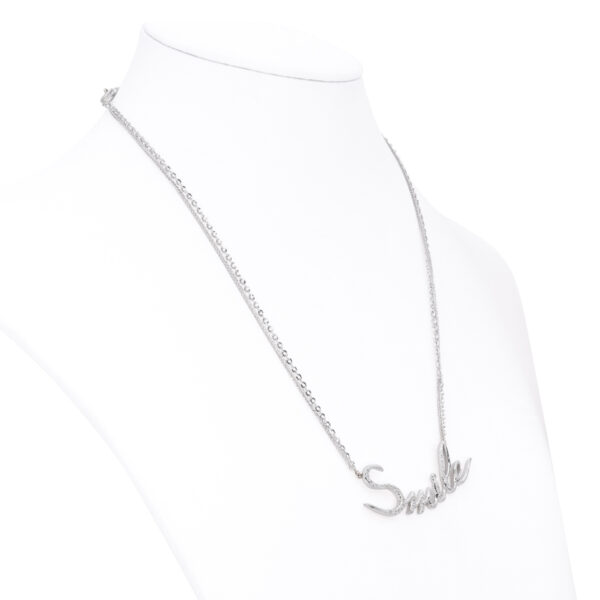 d'Avossa Necklace in 18kt White Gold and White Diamonds