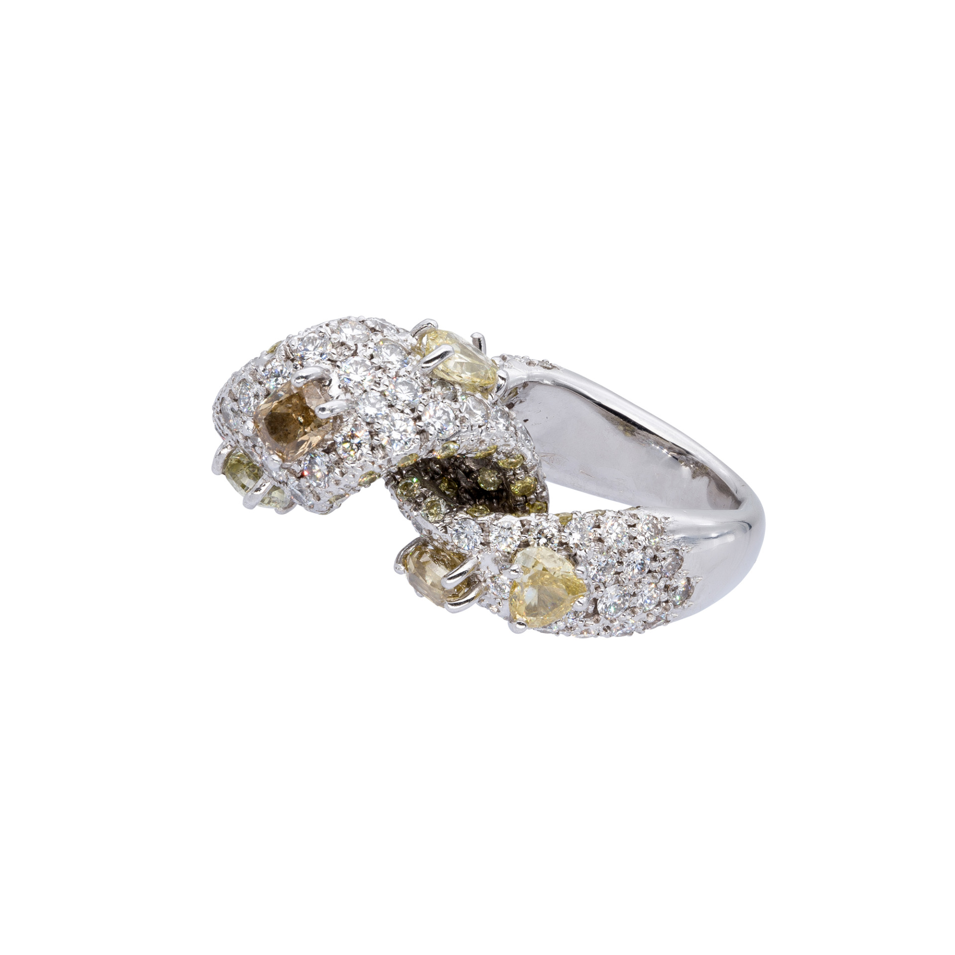 d'Avossa Ring with White and Fancy Natural Diamonds (12)
